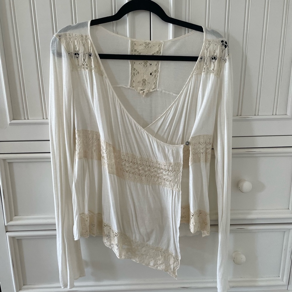 Anthropologie wrap blouse